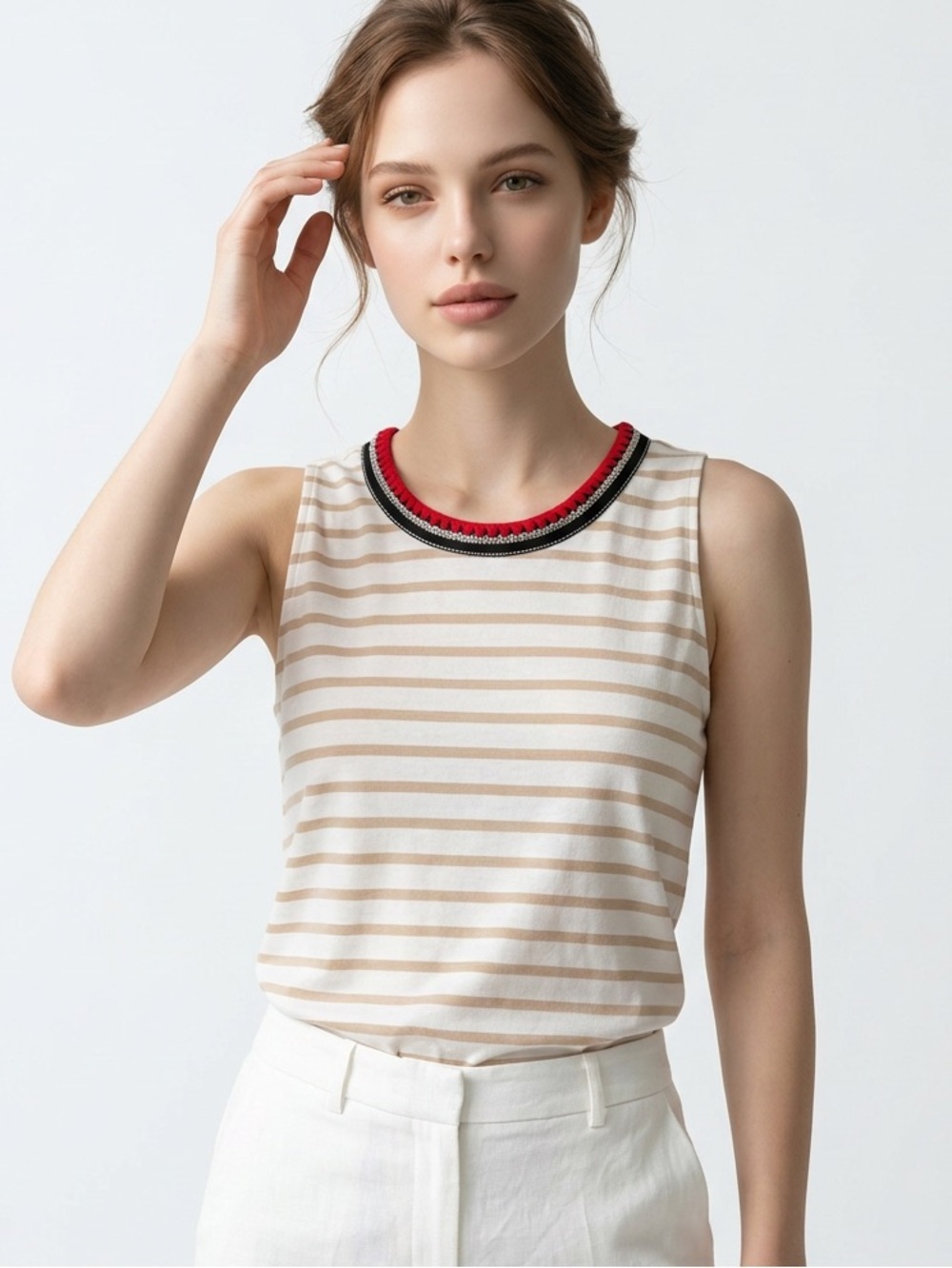 Tristan Pima cotton top - Picture 1 of 11